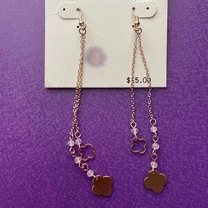 Bundle 3 pairs for $12. Jillian Michel Gold Tone Double Strand Dangle Earrings